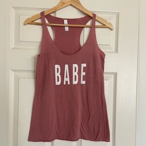 Bella Canvas Salmon Color Women’s Muscle Top, Size Small